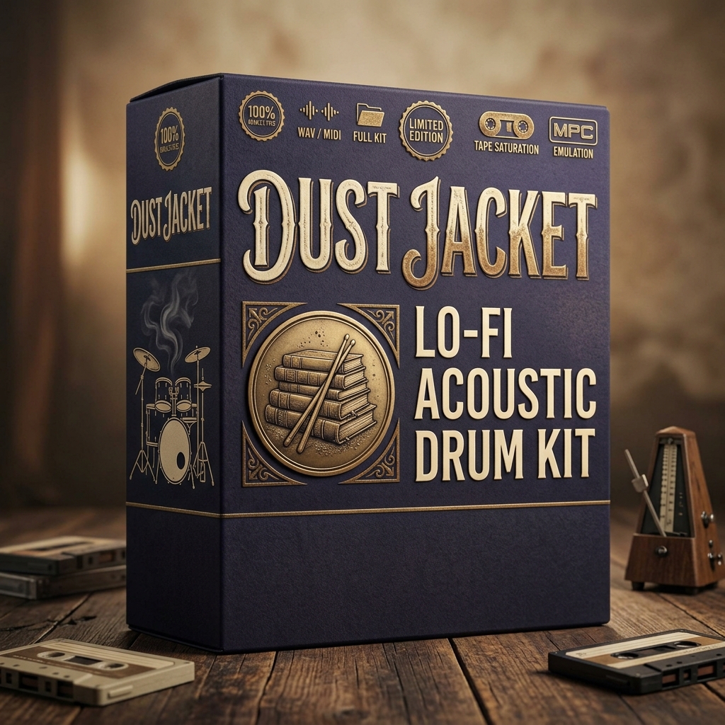 DUST JACKET — Lo-Fi Acoustic Drum Kit