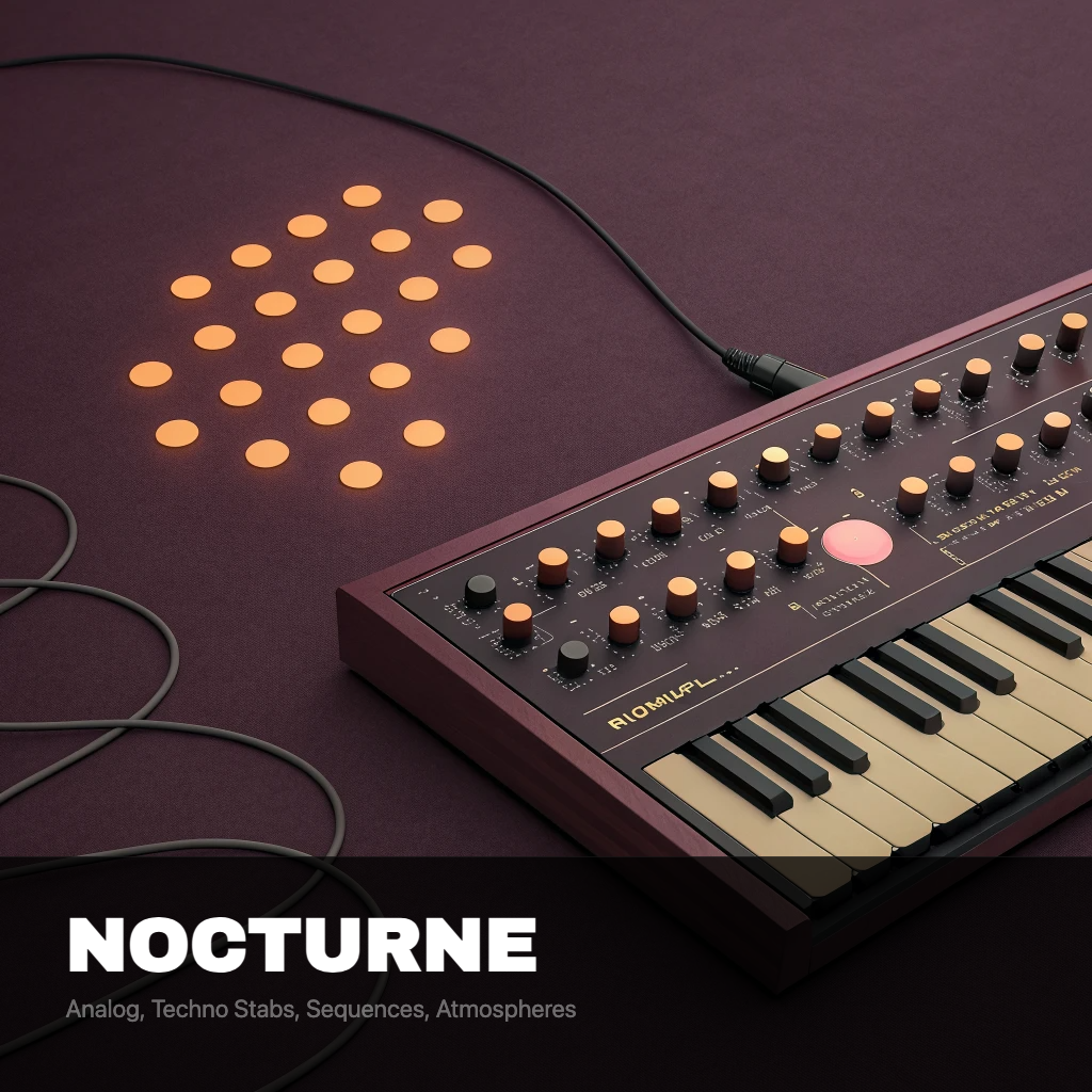 NOCTURNE — Analog Techno Stabs, Sequences and Atmospheres