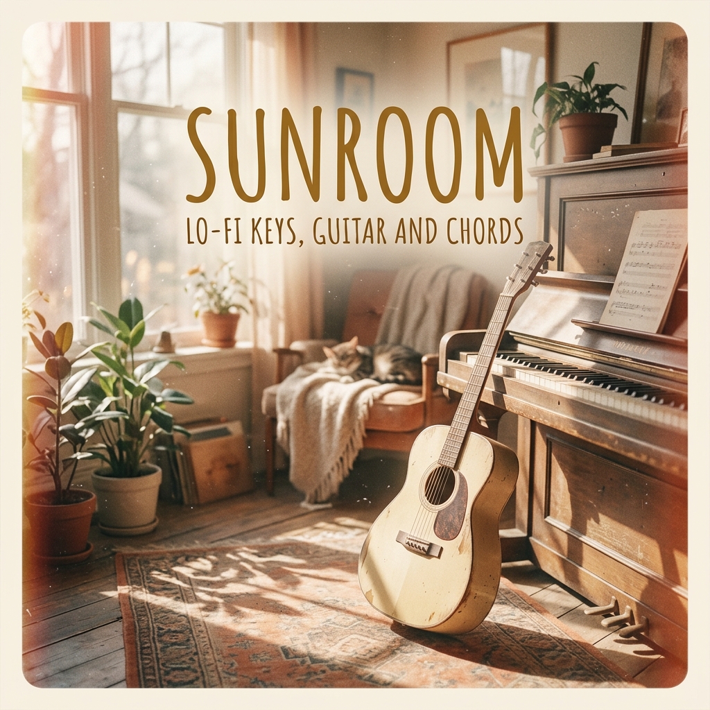 sunroom. lo-fi keys, guitar and chords